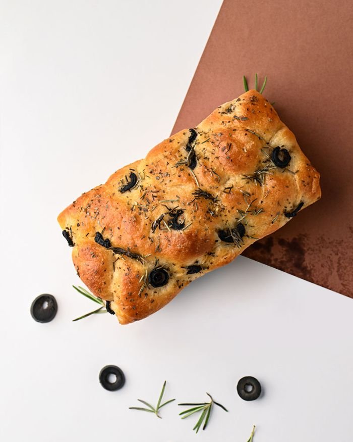 Focaccia loaf