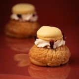 Irish vanilla cream profiterole-1
